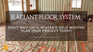 Radiant Floor System  Dont wait until winters cold months to Plan your project  ÉcoSolaris [upl. by Enawyd]