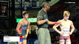 2018 USMCUSAW Cadet amp Junior GR NationalsJunior 113 Finals  Paxton Creese MN Vs Ryan Rowland [upl. by Paapanen]