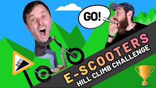 13 Top EScooter Models Compared  2023 Hill Climb Test [upl. by Ravahs364]