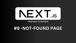 Create a Custom NotFound Page in Nextjs  Handle 404 Errors [upl. by Tillion]