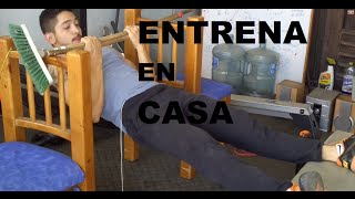 Ponte mamado en tu propia casa Ejercicios caseros para cuando no tienes gym [upl. by Paucker]