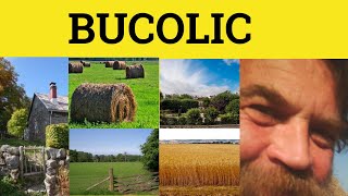 🔵 Bucolic Meaning  Bucolic Examples  Bucolic Definition  GRE 3500 Vocabulary  Bucolic [upl. by Annairdua651]