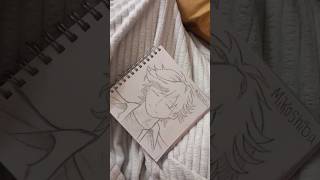 𝙼 𝚒𝚜 𝚏𝚘𝚛 𝚖𝚒𝚔𝚘𝚜𝚑𝚒𝚋𝚊  wineponyou mikoto anime sketch drawing art fyp [upl. by Minabe]