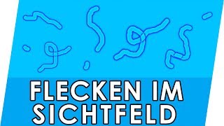 Flecken im Auge Was hilft gegen Mouches volantes fliegende Mücken amp Glaskörpertrübung [upl. by Erlandson]