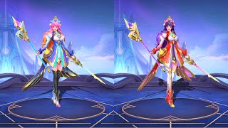 Odette Painted Starlight Skin quotWisdom Of Devotionquot Review  Mobile Legends OdetteNewSkin [upl. by Kcaz]