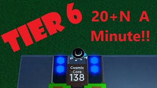 INSANE Tier 6 Cosmic Producer 6 In One Base 600 Nonillion An Hour Factory Simulator [upl. by Ignacia129]