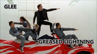 GleeGreased Lightning LyricsLetra [upl. by Theall652]