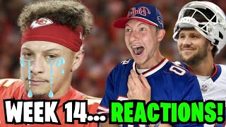 My Week 14 NFL Reactions [upl. by Amehr]