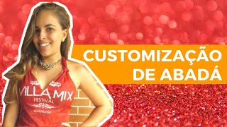 COMO CUSTOMIZAR UM ABADÁ SEM COSTURAR USANDO APENAS TESOURA [upl. by Candis]