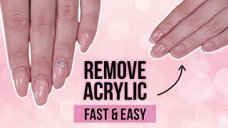 🚫 How to Remove Acrylics  Fast and Easy 😱 [upl. by Pravit]