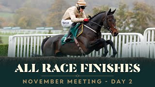 ALL RACE FINISHES FROM PADDY POWER GOLD CUP DAY AT CHELTENHAM RACECOURSE [upl. by Naitsyrk]