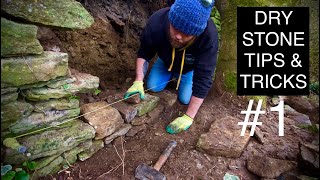 Dry Stone Walling  Retaining Wall Repair 1 [upl. by Sherry]