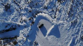 Drone Journey Across Carmarthenshire Snow 2024 drone dji dronephotograph dronephotography uk [upl. by Oijres]