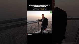 Mr Beast Climbed On Top  shorts mrbeast burjkhalifa [upl. by Dawson328]