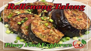 Rellenong Talong PanFry Stuffed Eggplant  How To Cook [upl. by Ashli]