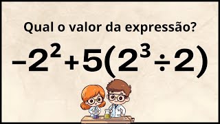 🔥 MATEMÁTICA BÁSICA  Qual o valor da expressão [upl. by Ursi]