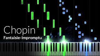 FantaisieImpromptu Opus 66  Chopin Piano Tutorial Synthesia [upl. by Adnac]