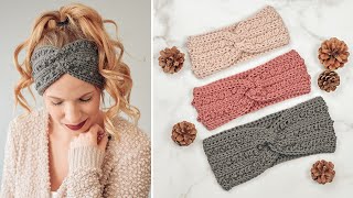 Easy Crochet Headband Tutorial  Picot Headband Tutorial  Free Crochet Headband Pattern [upl. by Noirda201]