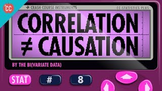 Correlation Doesnt Equal Causation Crash Course Statistics 8 [upl. by Salema]