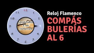 Metrónomo Flamenco Compás Bulerías al 6 [upl. by Pelligrini]