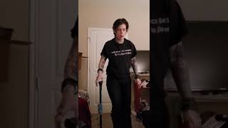 Recovering paraplegic walking unaided [upl. by Merriott935]