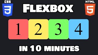 Learn CSS flexbox in 10 minutes 💪 [upl. by Tatianas]