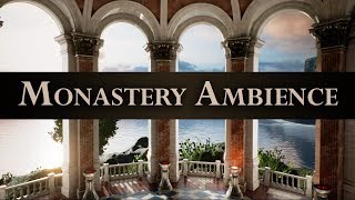 Gregorian Monastery Ambience  Backround Sounds  ASMR Study Contemplation  2 Hours [upl. by Aneliram845]