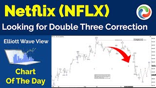 Netflix NFLX Looking for Double Three Correction  Elliott Wave Analysis [upl. by Nomelc]