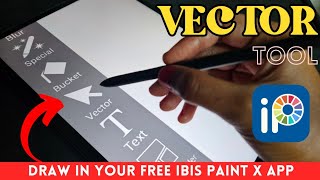 IBIS PAINT X  Everything about the new VECTOR TOOL in IBIS PAINT X for Beginners [upl. by Fujio]