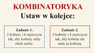 Na ile sposobów można ustawić w kolejce kombinatoryka [upl. by Snah954]