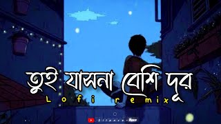 Tui Jasna Beshi Dur Lofi Remix  তুই যাসনা বেশি দূর আমার গায়ে লাগে রোদ্দুর silenceনীরবতা [upl. by Naitsirt463]