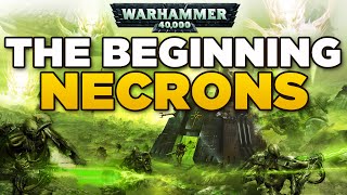 DARK BEGINNINGS Necrons Old Ones amp Eldar  WARHAMMER 40000 Lore  History [upl. by Namolos]