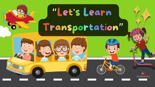 Lets Learn Transportation  BooBooABC  Fun Transportation Song for Kids transportationsong [upl. by Braden]