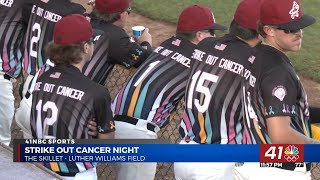 Macon Bacons Annual Strikeout Cancer Night [upl. by Ongineb]