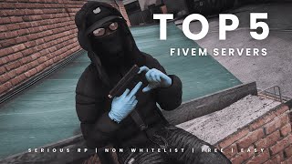 TOP 5 Best GTA 5 Roleplay Fivem Servers [upl. by Eolande]