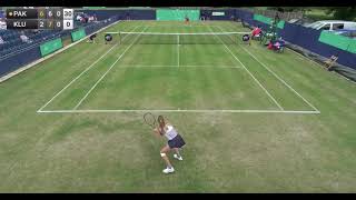 Hannah Klugman WC  Lesley Pattinama Kerkhove 4  W100 Ilkley 2023 Qualifying Round 1  Set 3 [upl. by Ingrid]