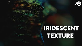 Making An Easy Iridescent Texture In Blender [upl. by Adnalu]