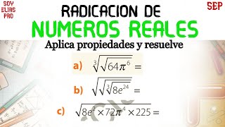 Radicación de Números Reales [upl. by Akinehs821]