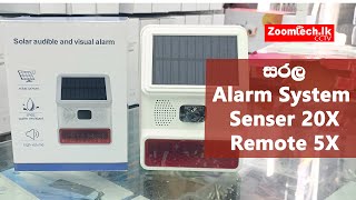 3570 Wireless Siren amp Alarm System  Configuration Sinhala [upl. by Norita]