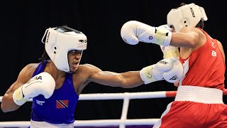 Nodirbek Allaberganov UZB vs Darnell Sinaswee TTO IBA Youth World Championships 2024 60kg [upl. by Eceinart]