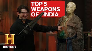 Forged in Fire TOP 5 DEADLIEST WEAPONS FROM INDIA  History [upl. by Levi]