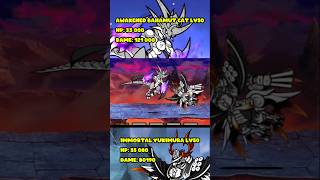 The Battle Cats Yukimura Vs Bahamut shotrs [upl. by Vaish]