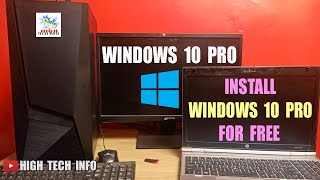 DOWNLOAD amp INSTALL WINDOWS 10 PRO [upl. by Pisano]