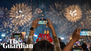 From Auckland to New York fireworks light up the skies as countries usher in 2024 [upl. by Tebazile333]