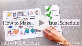 How to Make a Flip Visual Schedule for use with ANY icons  Visual Schedule Free Download [upl. by Consuela]