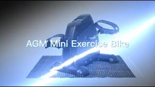 Mini Exercise Bike AGM Under Desk Bike Pedal Exerciser Foot Cycle Arm amp Leg Peddler Exe [upl. by Aleemaj]