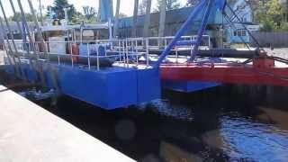 Ellicott 670 Dredge Launch [upl. by Assilram526]