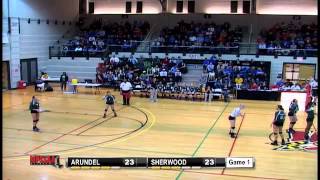 2012 MPSSAA Class 4A Volleyball Championship Arundel vs Sherwood [upl. by Louise595]