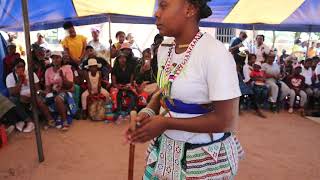 Tsonga Traditional Dance 76  Mantjomane  Gogo Mahambehleka Dancing during her ceremony [upl. by Shuler]