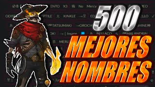 NOMBRES Para Free Fire  Mejores NOMBRES para FREE FIRE  NOMBRES NICKS APODOS que dan MIEDO 2024 [upl. by Bora665]